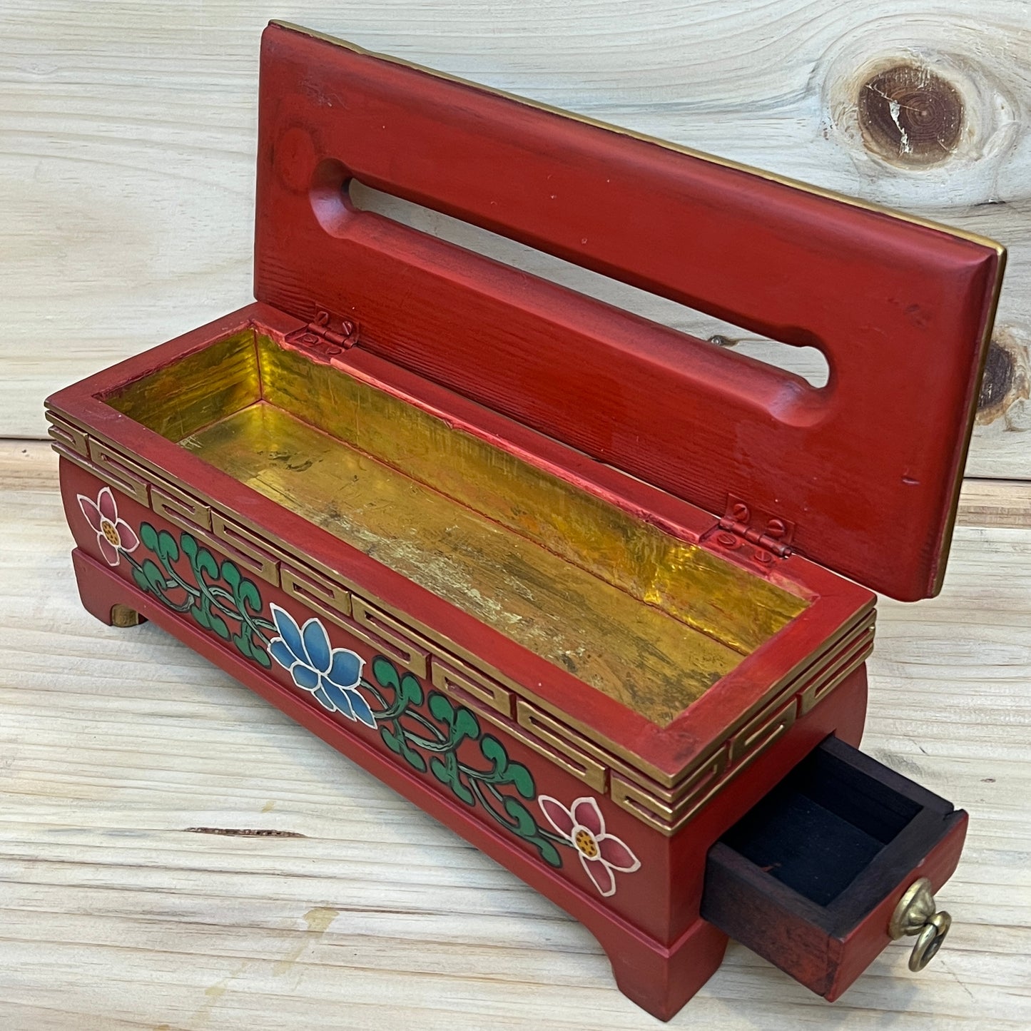 Tibetan Wooden Incense Burner