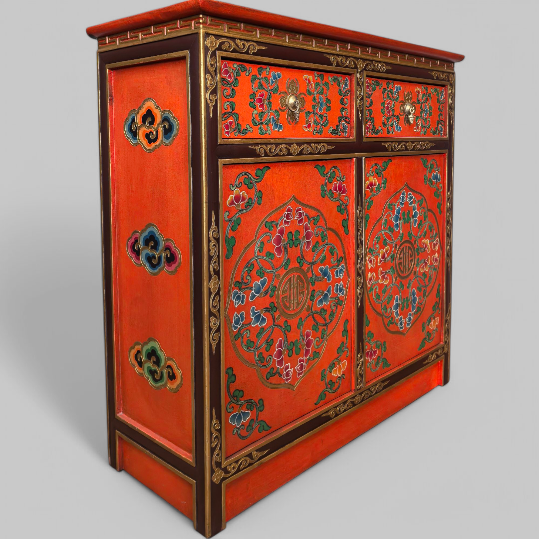 Long life Orange cabinet