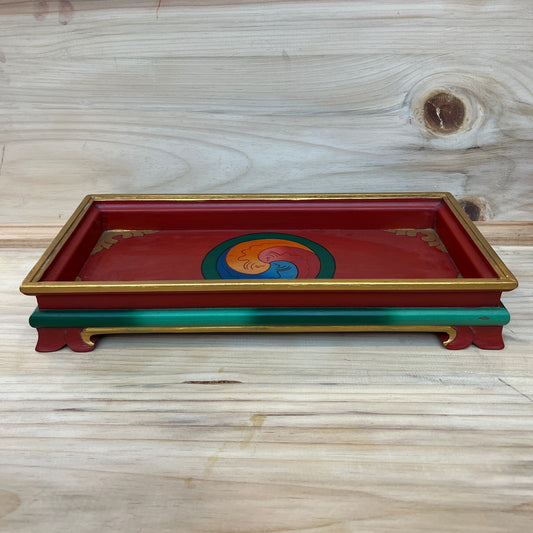 Tibetan Painted Wooden Incense Burner
