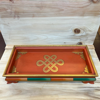 Tibetan Wooden Painted Tray