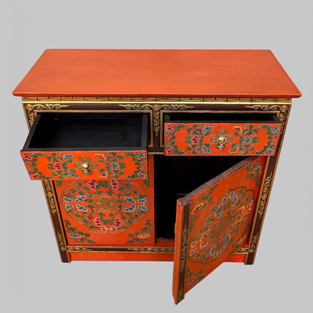 Long life Orange cabinet