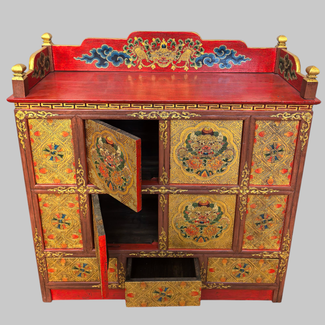 Golden Zeba Cabinet