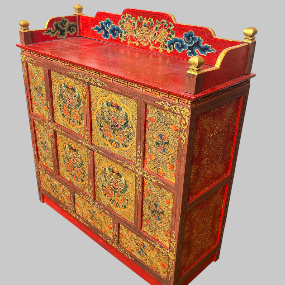 Golden Zeba Cabinet