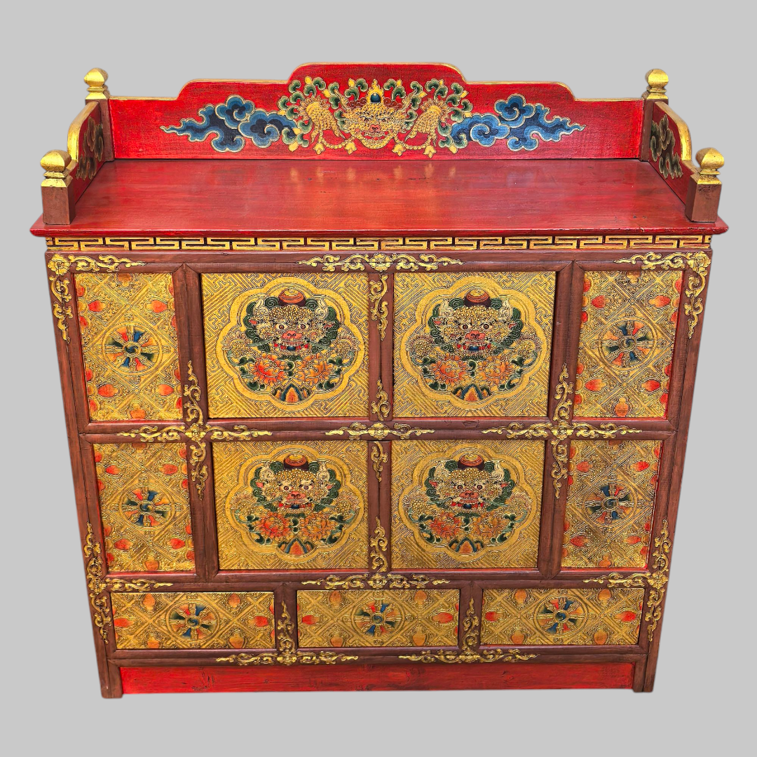 Golden Zeba Cabinet